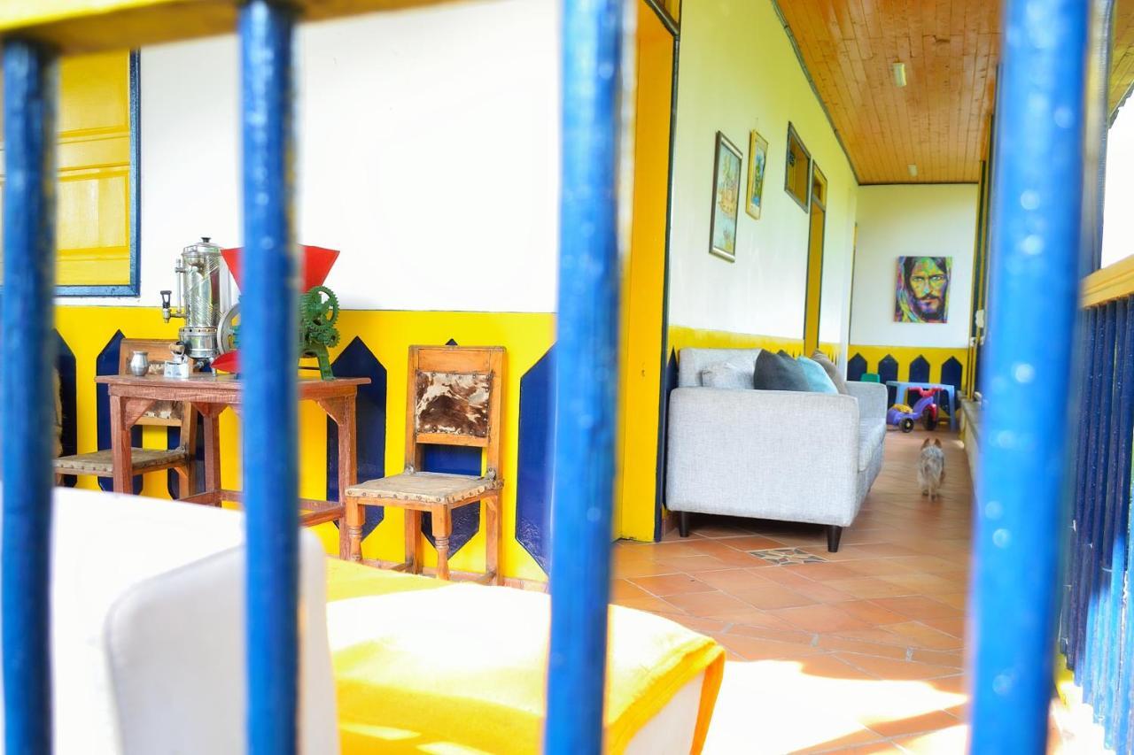Casa Finca Villa Luz A 800 Mts Del Parque Del Cafe Montenegro Buitenkant foto