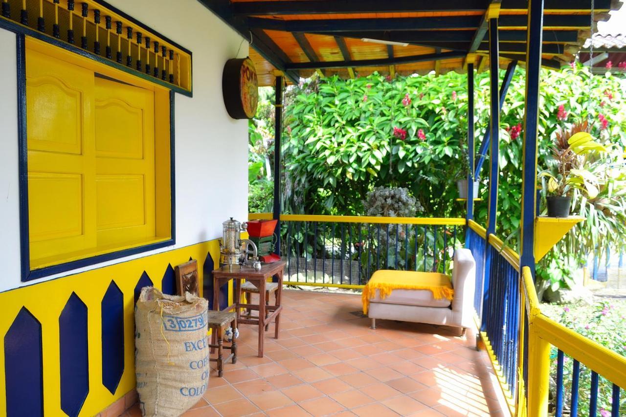 Casa Finca Villa Luz A 800 Mts Del Parque Del Cafe Montenegro Buitenkant foto